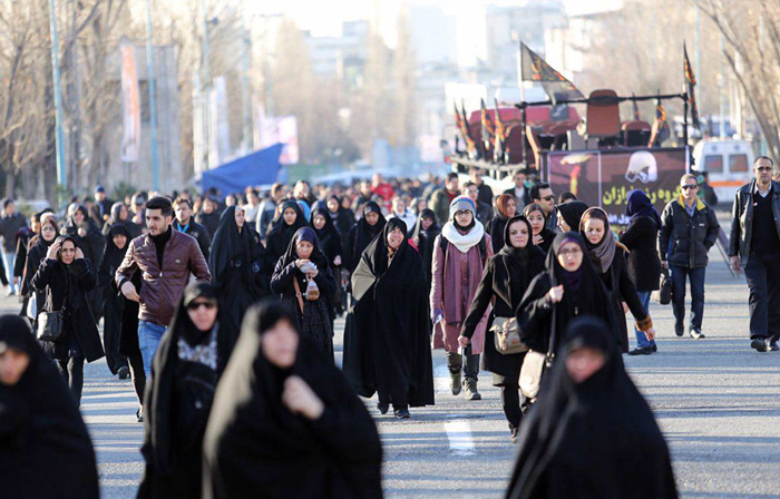(تصاویر) مراسم تشییع شهدای آتش‌نشان