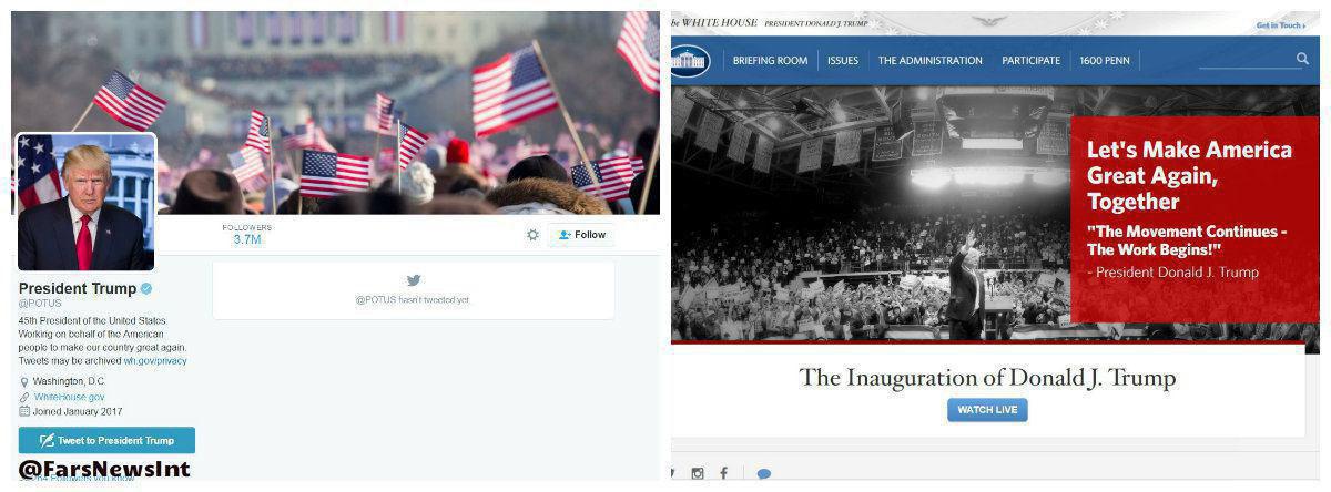 توپِ پُر ترامپ در اولین سخنرانی