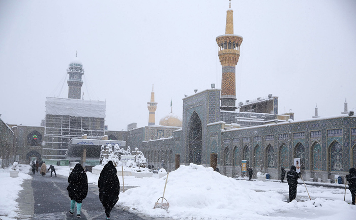 (تصاویر) بارش برف در مشهد (تصاویر) بارش برف در مشهد