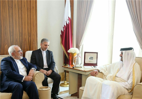 ظریف با امیر قطر دیدار کرد +(تصویر) ظریف با امیر قطر دیدار کرد +(تصویر)