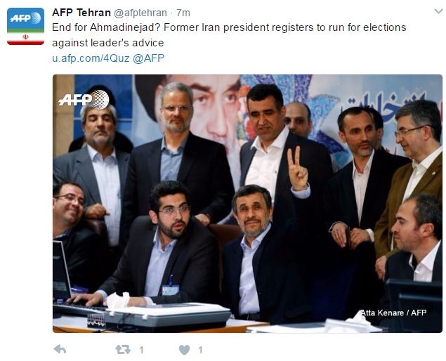 واکنش شبکه‌های اجتماعی به اقدام ناگهانی احمدی‌نژاد