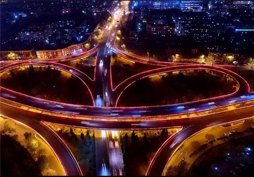 (تصاویر) بزرگ‌ترین پل هوایی چین