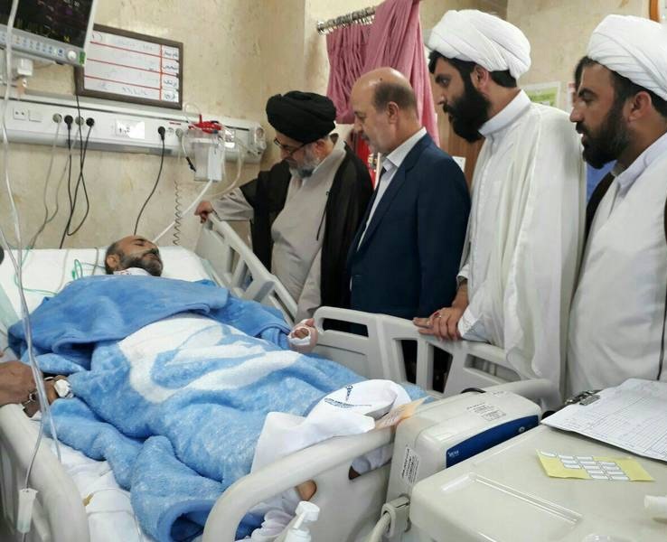 (عکس) روحانی مجروح شده در حمله مترو (عکس) روحانی مجروح شده در حمله مترو