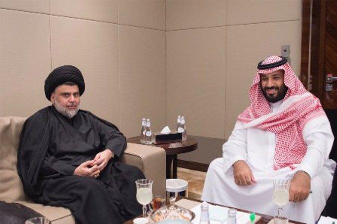 دیدار مقتدی صدر با ولیعهد عربستان