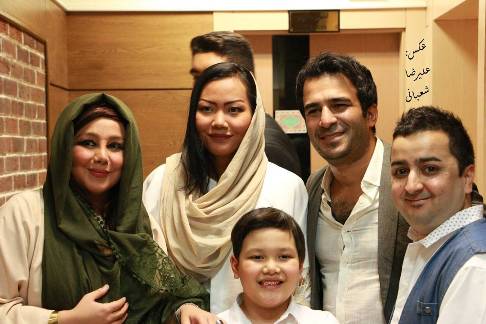 (تصاویر) بازیگر ایرانی و همسر تایلندی‌اش