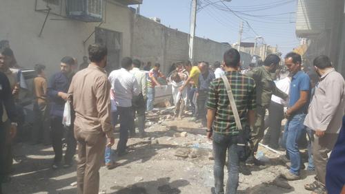 (تصاویر) انفجار کپسول گاز در قم (تصاویر) انفجار کپسول گاز در قم