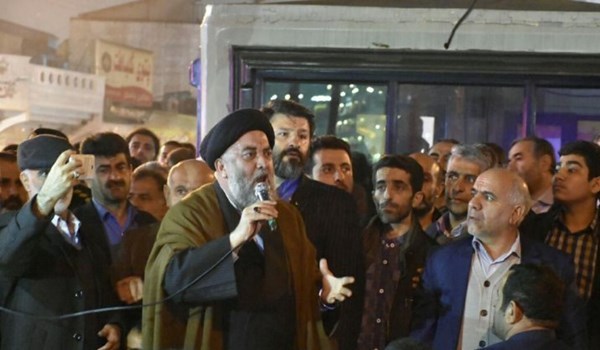 (تصاویر) حضور یک امام جمعه در جمع معترضان