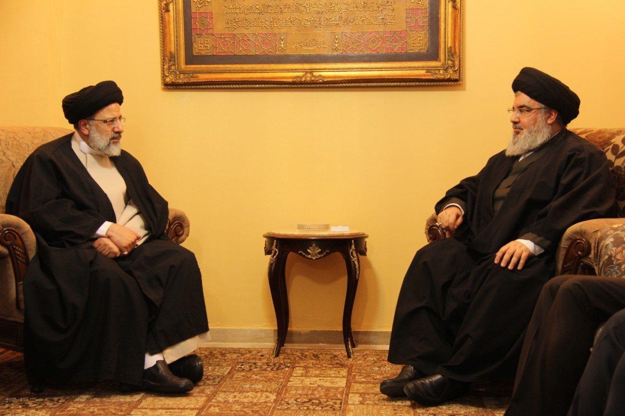 دیدار ابراهیم رئیسی با دبیرکل حزب‌الله