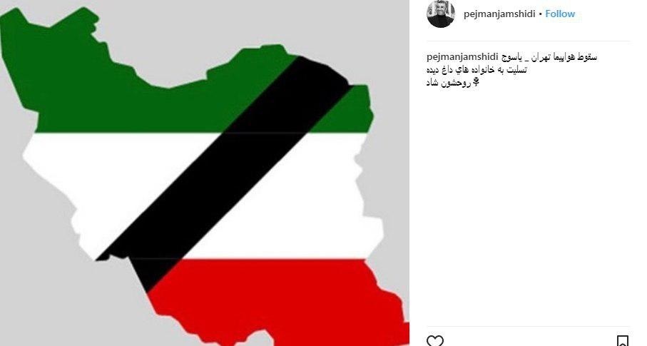 واکنش هنرمندان به سقوط هواپیمای تهران- یاسوچ