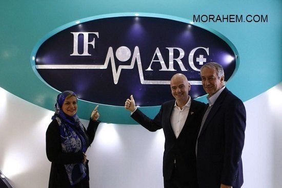 غیبت تنها نماینده زن ایران در فیفا در مراسم دیدار با اینفانتینو!