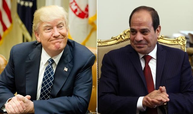 تبریک ترامپ به سیسی به خاطر پیروزی در انتخابات