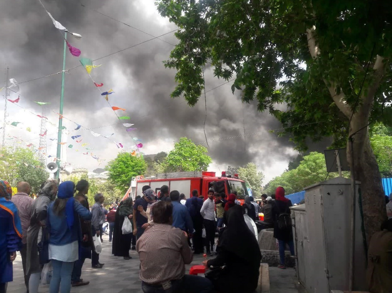 آتش‌سوزی در رستوران مسلم