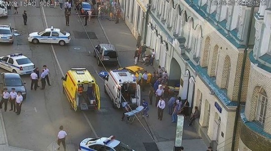 ۸ زخمی در برخورد تاکسی با عابران پیاده در مسکو