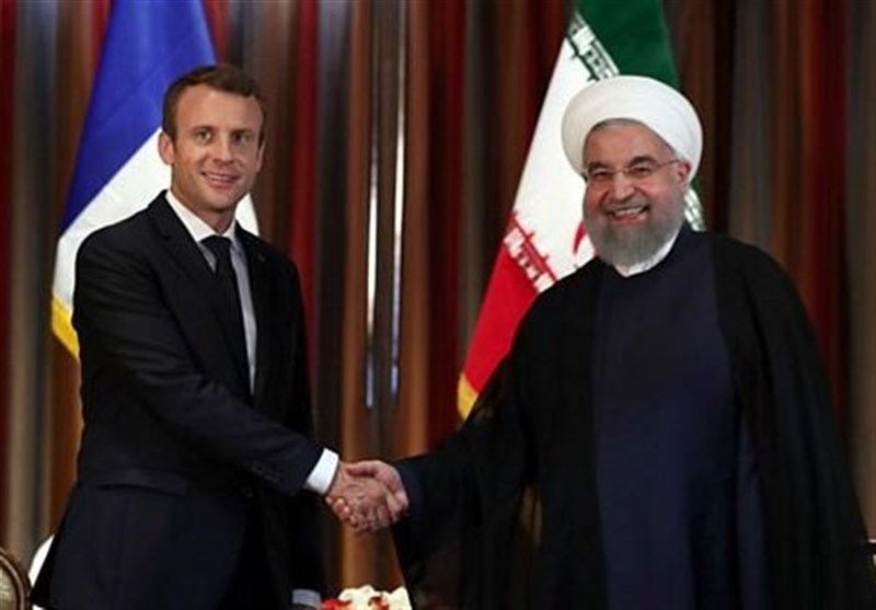 پیام تبریک روحانی به مکرون