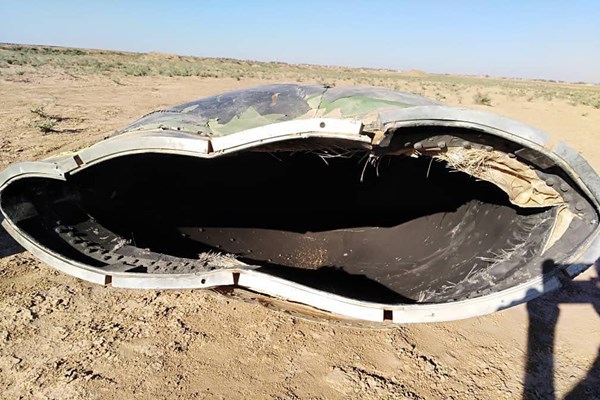(تصاویر) یک جنگنده ناشناس در شمال سوریه سقوط کرد