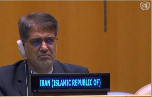 (تصویر) جایگاه ایران در زمان سخنرانی ترامپ