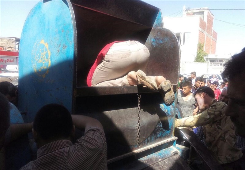 مرگ زن ۳۵ ساله در دستگاه خرمنکوب!