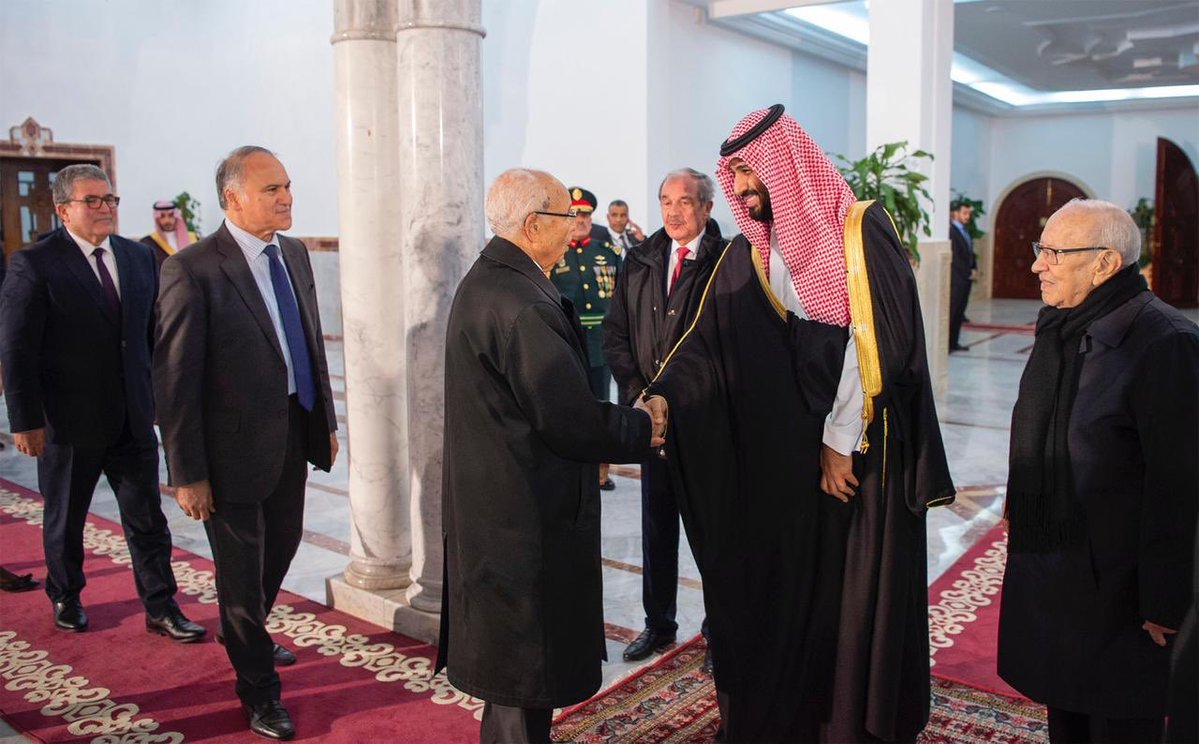 محمد بنسلمان، وارد تونس شد محمد بنسلمان، وارد تونس شد