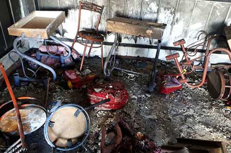‌سومین دانش آموز ‌حادثه آتش‌سوزی‌ زاهدان هم فوت کرد