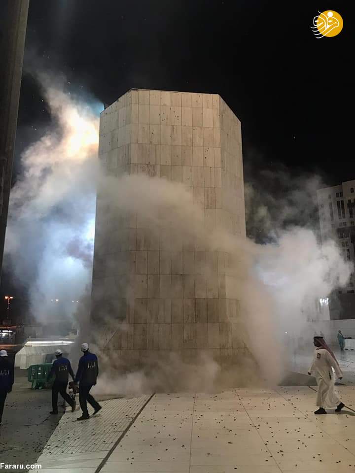 (تصاویر) هجوم جیرجیرک ها به مکه!