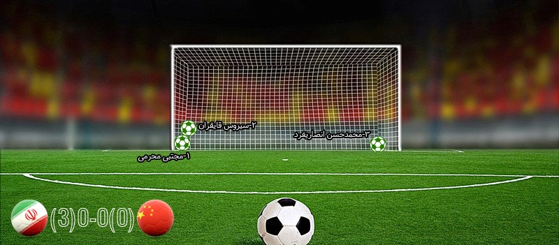 تاریخچه حضور ایران در ضربات پنالتی
