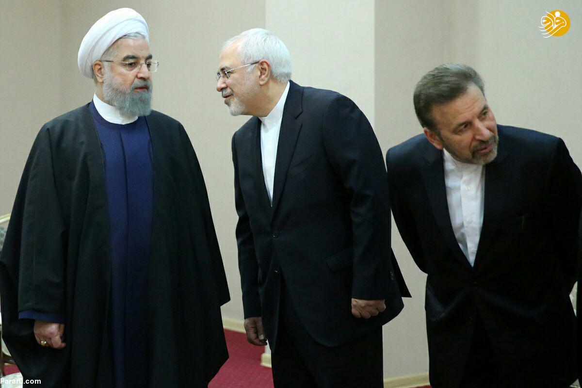 روحانی با استعفای ظریف مخالفت کرد روحانی با استعفای ظریف مخالفت کرد