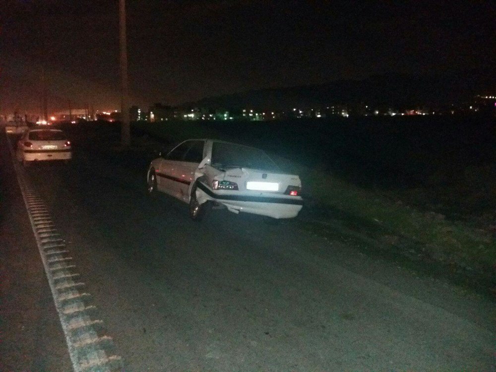 (تصاویر) تصادف دو پراید با پرشیا در جاده ورامین