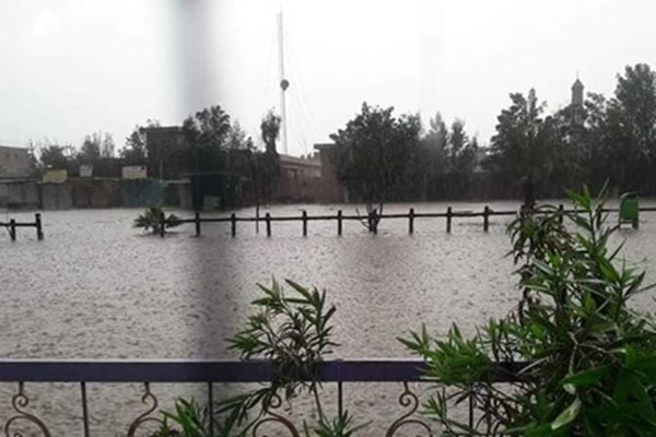 (تصاویر) سیل شهر «بلد» در عراق را فرا گرفت