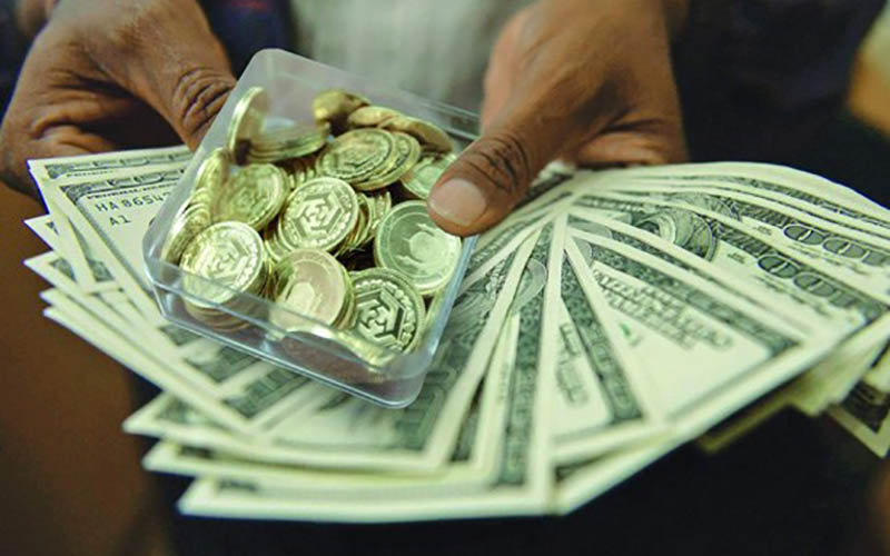 دلار بیشتر بالا رفت یا سکه؟ دلار بیشتر بالا رفت یا سکه؟