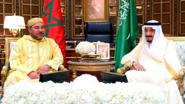 پیام پادشاه مراکش به ملک سلمان