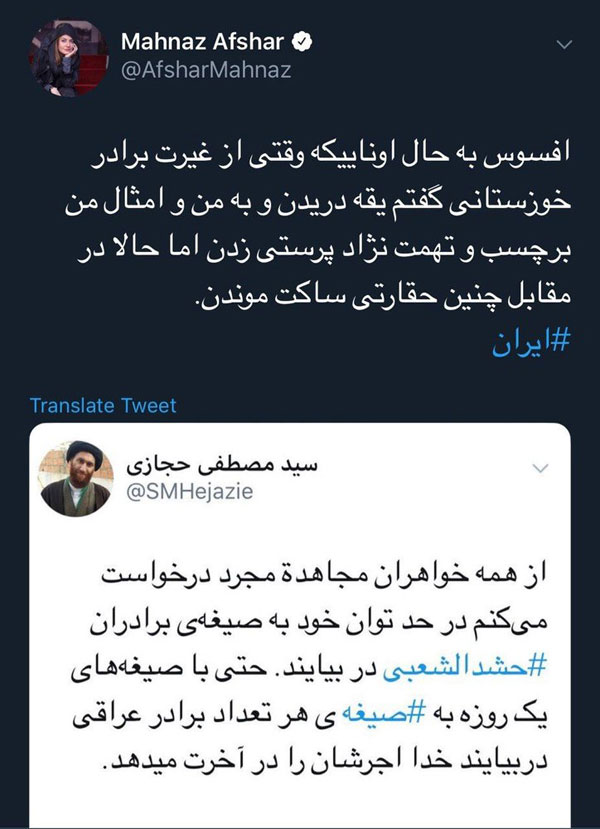 آیا مهناز افشار مقصر است؟ آیا مهناز افشار مقصر است؟