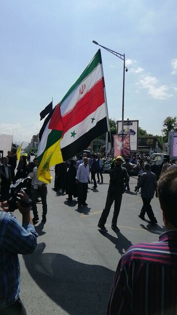 (تصاویر) حاشیه‌های راهپیمایی روز جهانی قدس