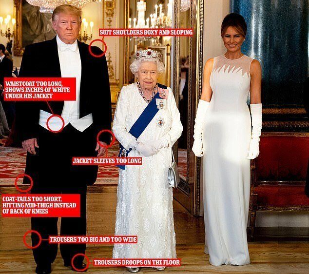 (تصاویر) این بار شلختگی ترامپ سوژه رسانه‌ها شد