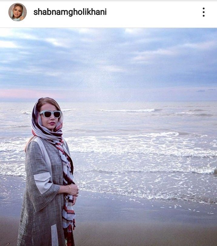 (عکس) تصویری از خانم بازیگر کنار دریا (عکس) تصویری از خانم بازیگر کنار دریا