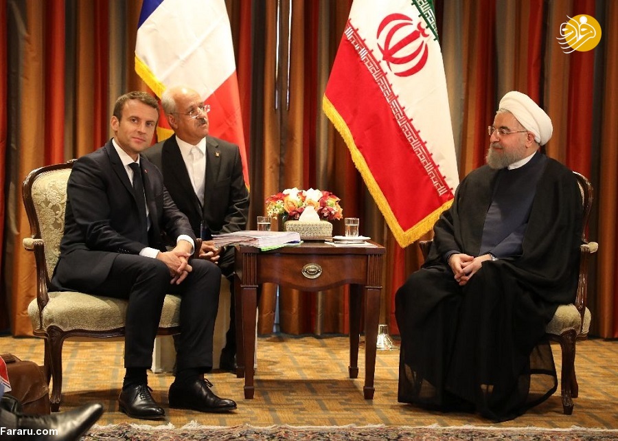 macron va rouhani ماکرون و روحانی
