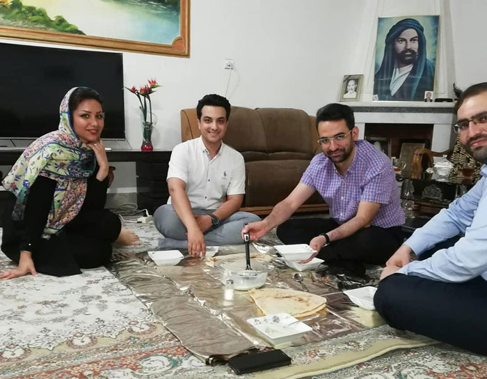 (تصویر) ماجرای جالب دعوت اینستاگرامی آذری جهرمی به صرف آب دوغ خیار