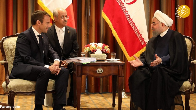 دیدار روحانی و ماکرون تماس روحانی و ماکرون