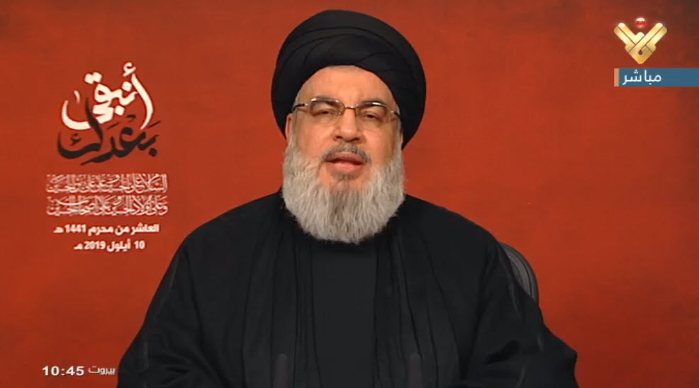 نصرالله: آیت‌الله خامنه‌ای سید ما، رهبر ما و حسین زمان ماست