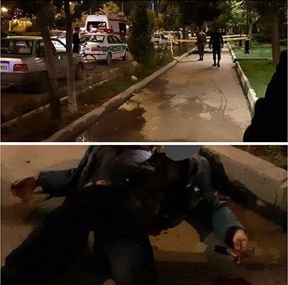 (تصویر) قتل هولناک مرد اردبیلی در مقابل دانشگاه