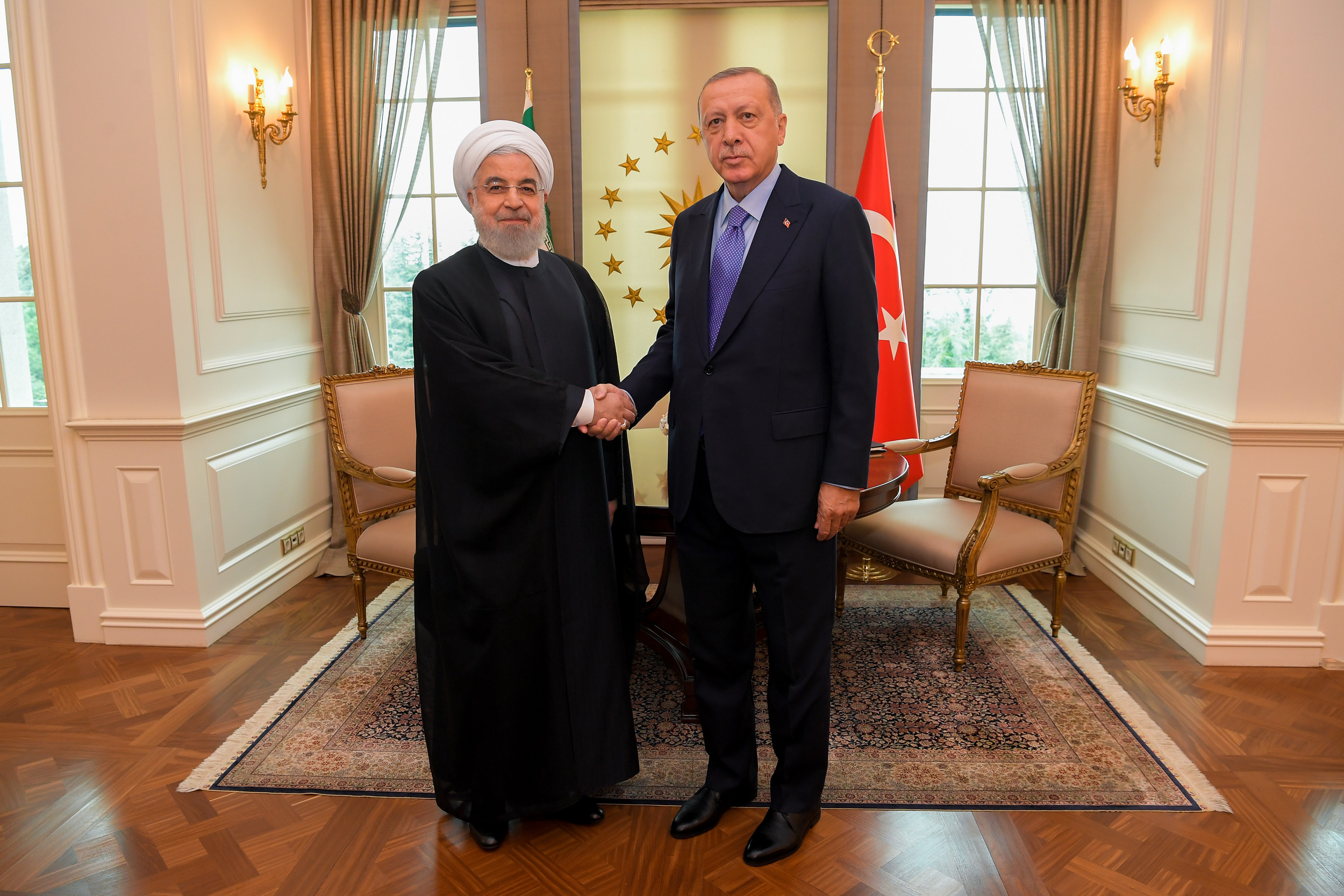 عکس دیدار حسن روحانی با رجب طیب اردوغان عکس دیدار حسن روحانی با رجب طیب اردوغان