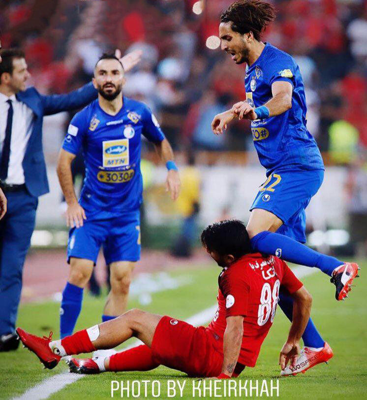 (عکس) بلایی که سیاوش یزدانی سر سیامک نعمتی آورد!