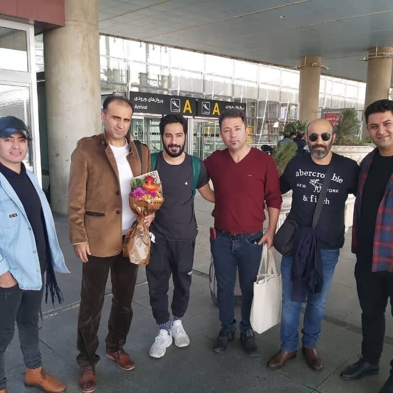 (تصویر) نوید محمدزاده و محسن تنابنده پس از بازگشت از توکیو
