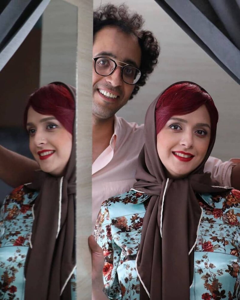 (تصویر) ترانه علیدوستی پشت صحنه یک فیلم