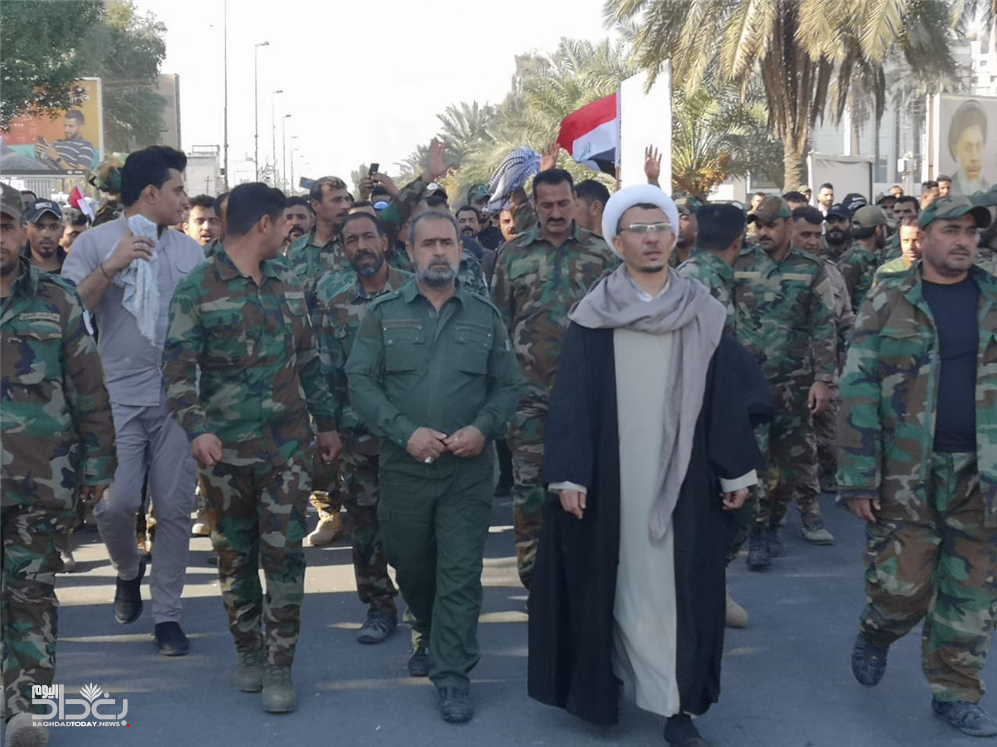 (تصاویر) ناآرامی در مقابل سفارت آمریکا در بغداد