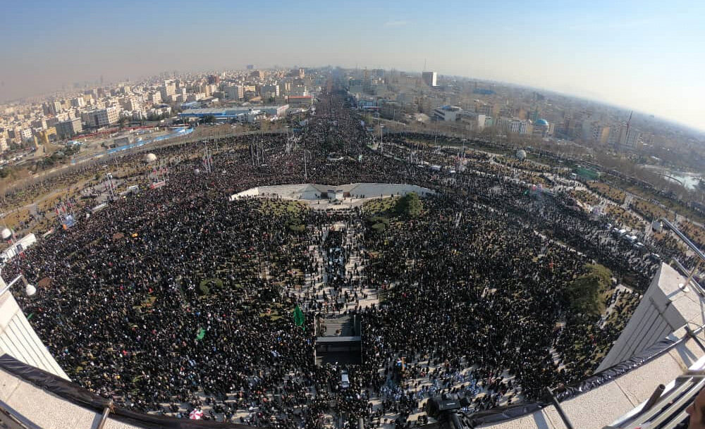 تشییع باشکوه پیکر سردار شهید قاسم سلیمانی در تهران