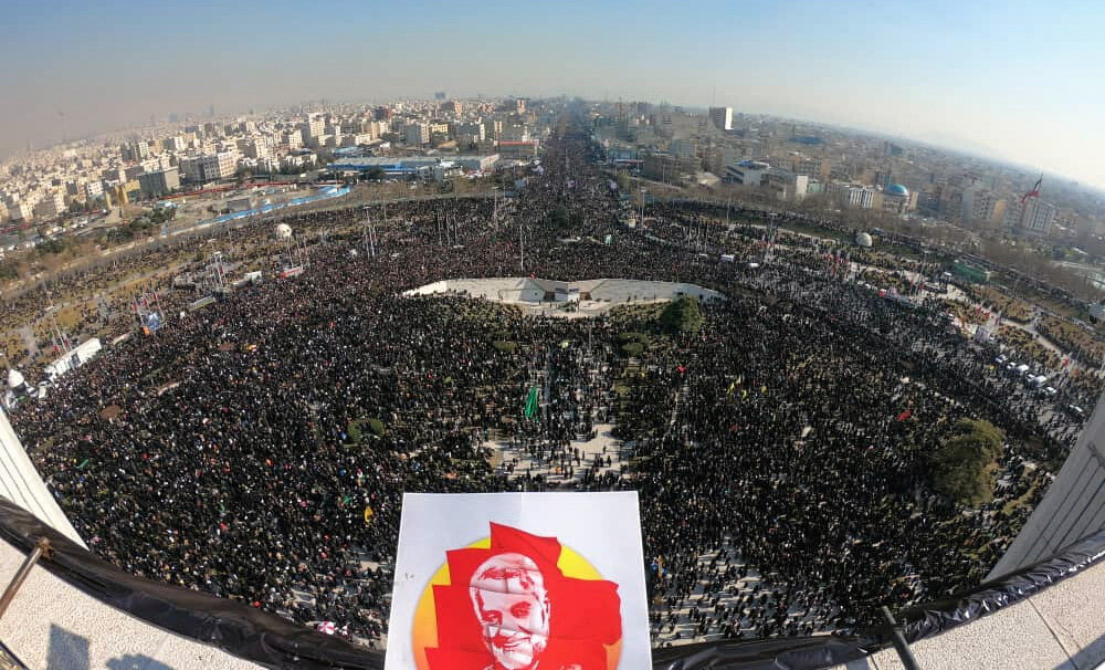 تشییع باشکوه پیکر سردار شهید قاسم سلیمانی در تهران