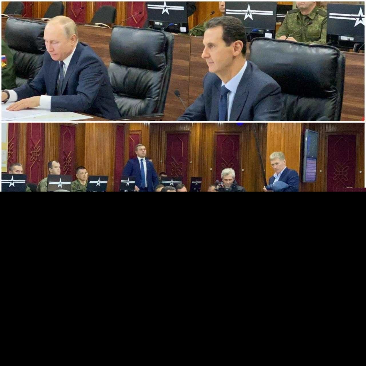 (تصویر) سفر ناگهانی پوتین به سوریه