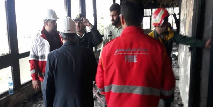 (ویدیو و تصویر) آتش‌سوزی گسترده در سینما هتل رامسر