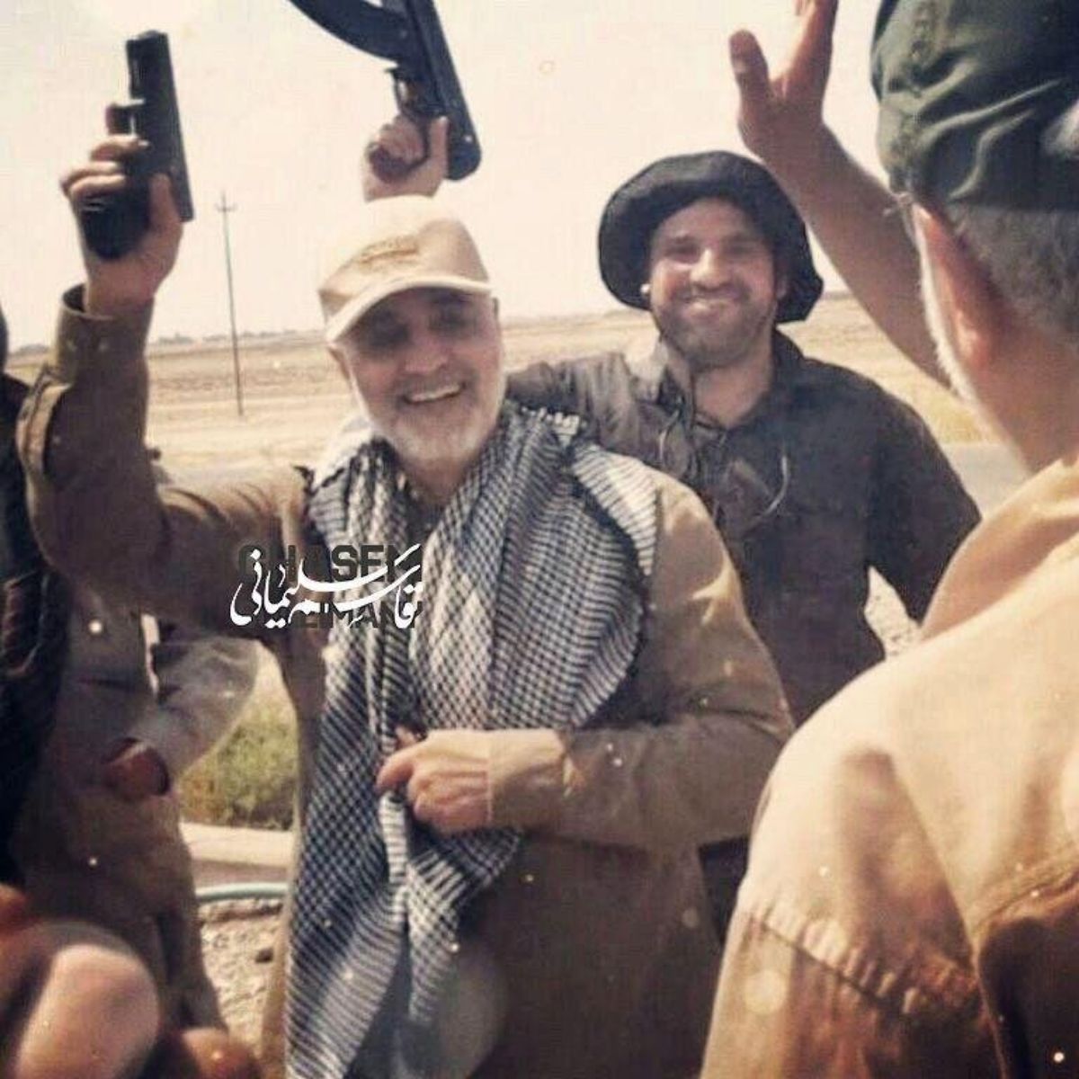(عکس) تصویری دیده نشده از سردار سپهبد سلیمانی