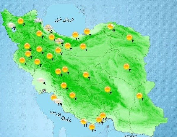 آغاز بارش برف و باران گسترده از بعدازظهر امروز آغاز بارش برف و باران گسترده از بعدازظهر امروز